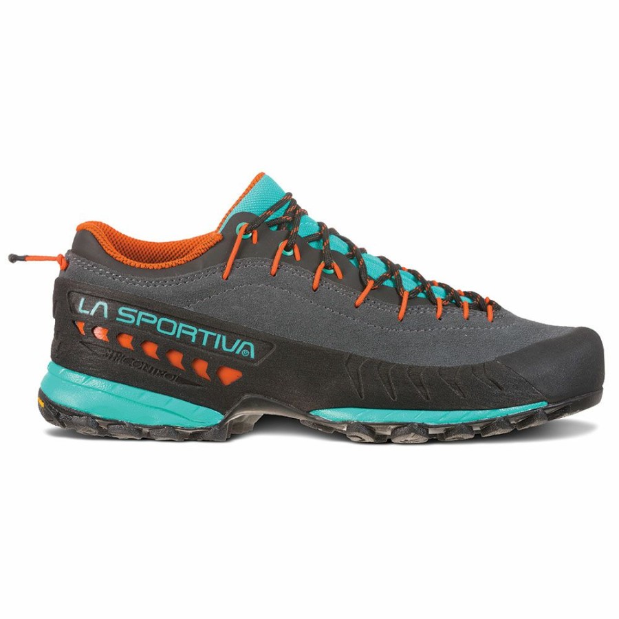 Footwear * | La Sportiva Tx4 Women'S Carbon / Aqua