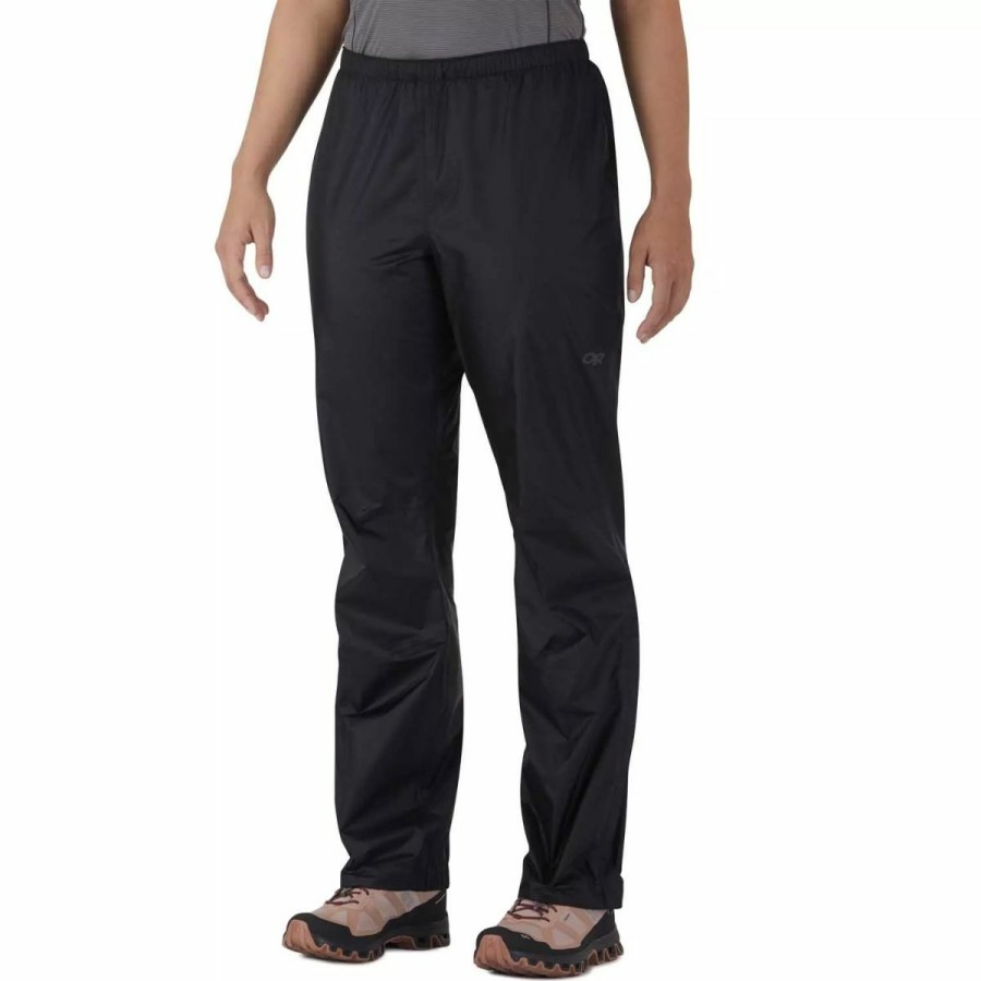 Women'S Bottoms * | Outdoor Research Helium Rain Pants Women'S Black