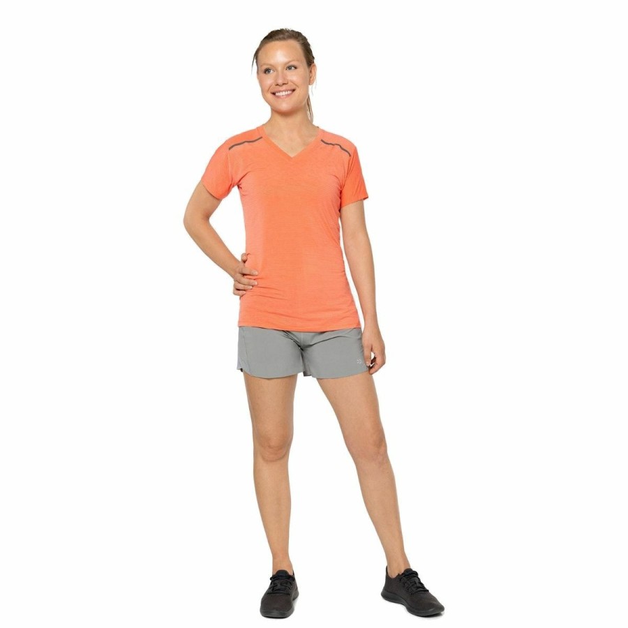 Women'S Shirts * | Golite Reactive V-Tee Women'S (Fall 2019) Coral