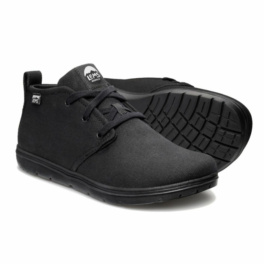 Footwear * | Lems Chukka Canvas Blackout