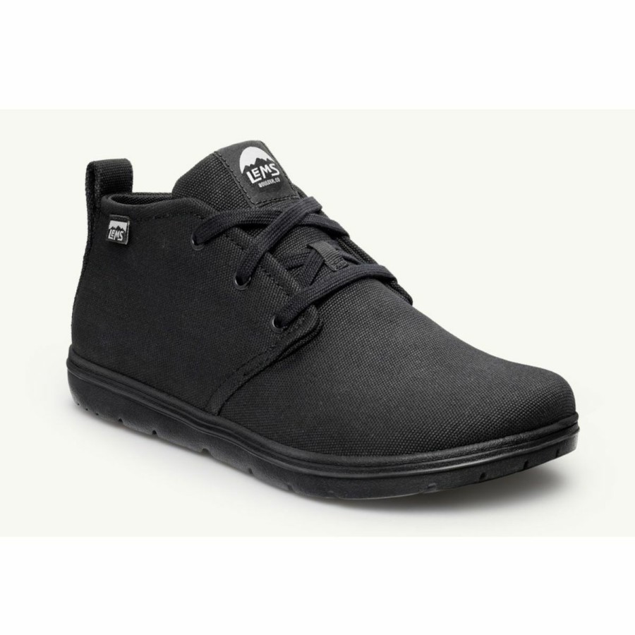 Footwear * | Lems Chukka Canvas Blackout