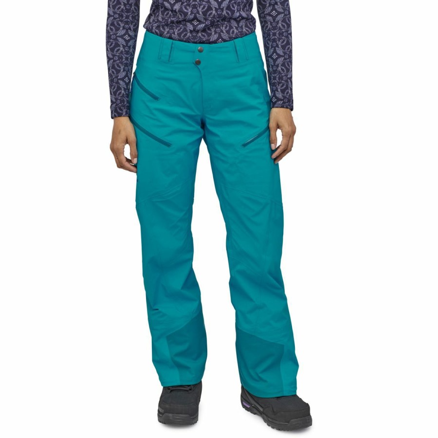 Women'S Bottoms * | Patagonia Powslayer Pants Women'S (Fall 2019) Curacao Blue