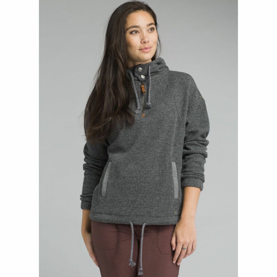 Women'S Shirts * | Prana Hartlie Pullover Women'S (Fall 2018) Heather Grey