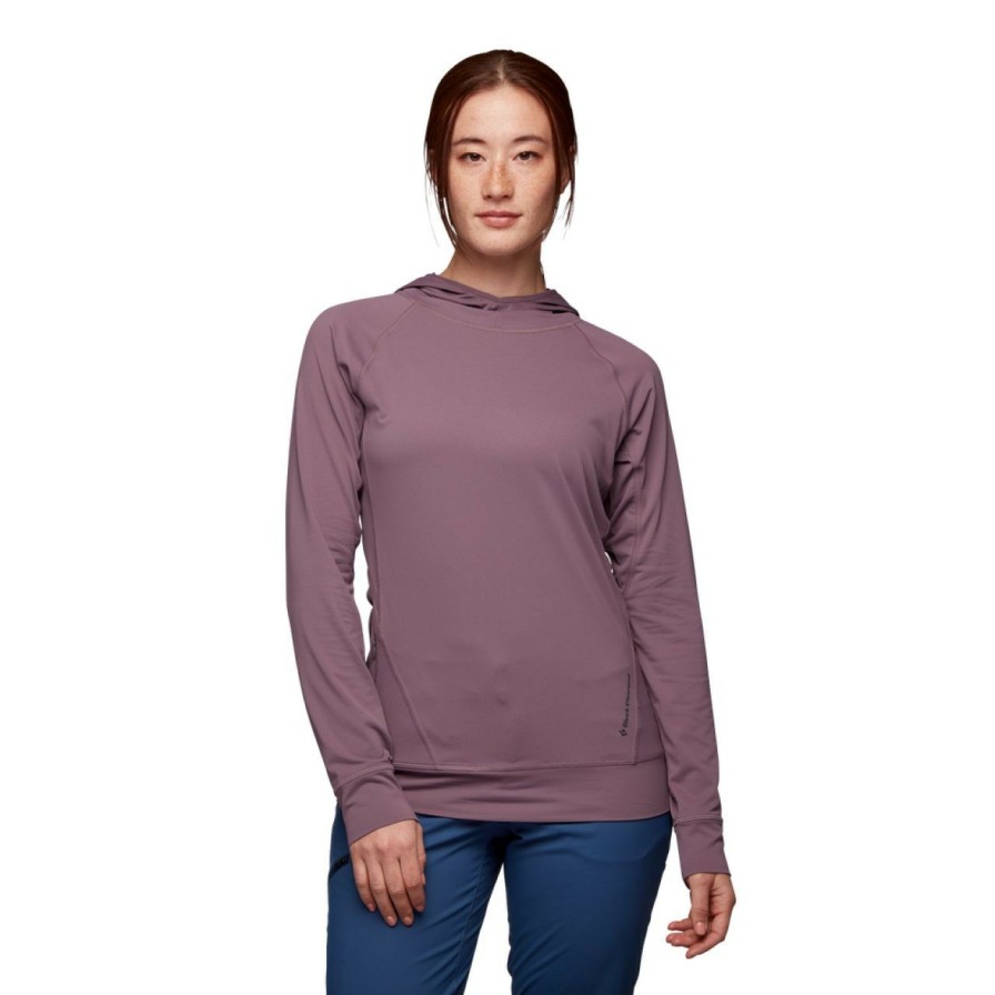 Women'S Shirts * | Black Diamond Alpenglow Hoody Women'S (Fall 2022) Mulberry