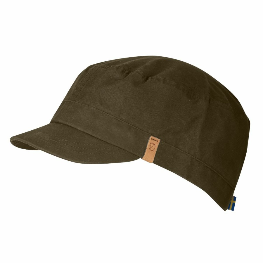 Headwear * | Fjallraven Singi Trekking Cap Dark Olive