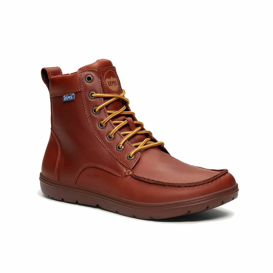 Footwear * | Lems Boulder Boot Leather Russet