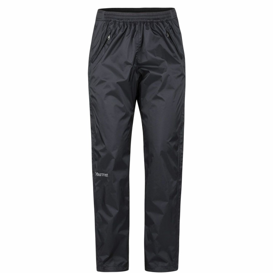 Women'S Bottoms * | Marmot Precip Eco Full Zip Pant Women'S Black