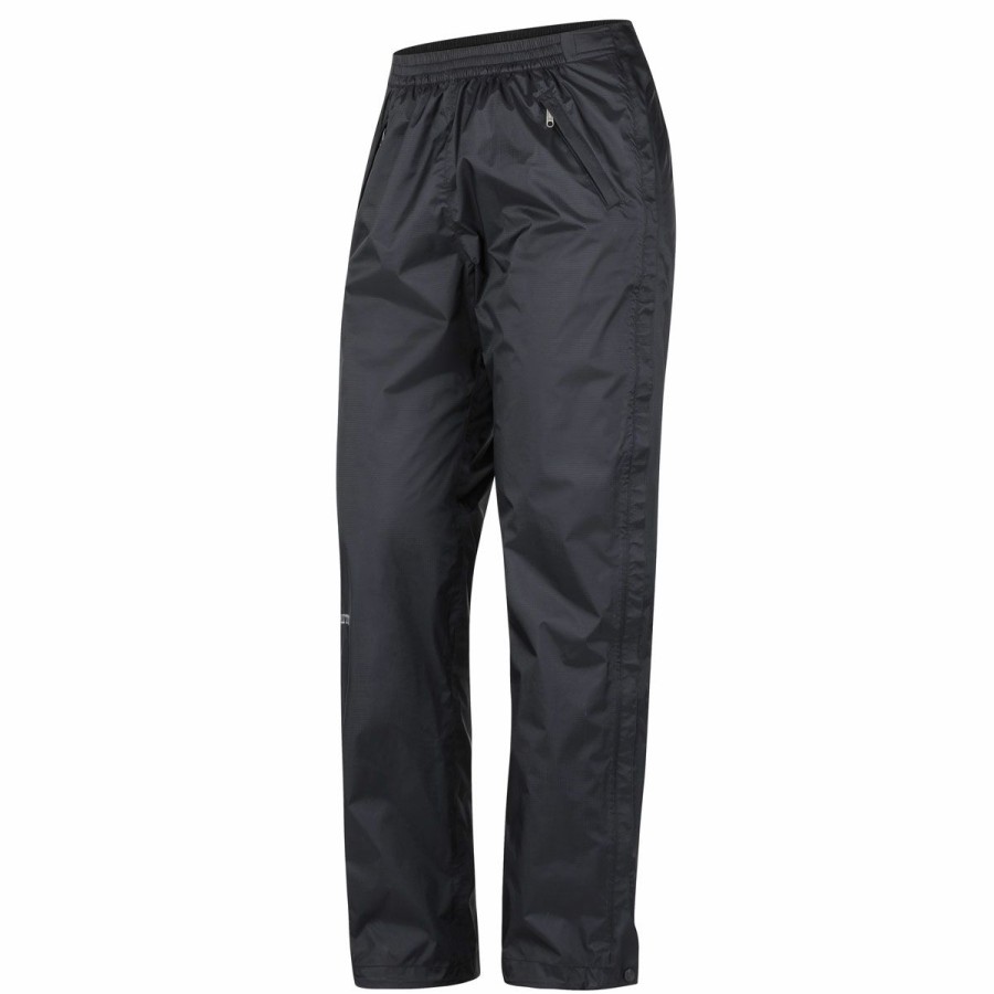 Women'S Bottoms * | Marmot Precip Eco Full Zip Pant Women'S Black