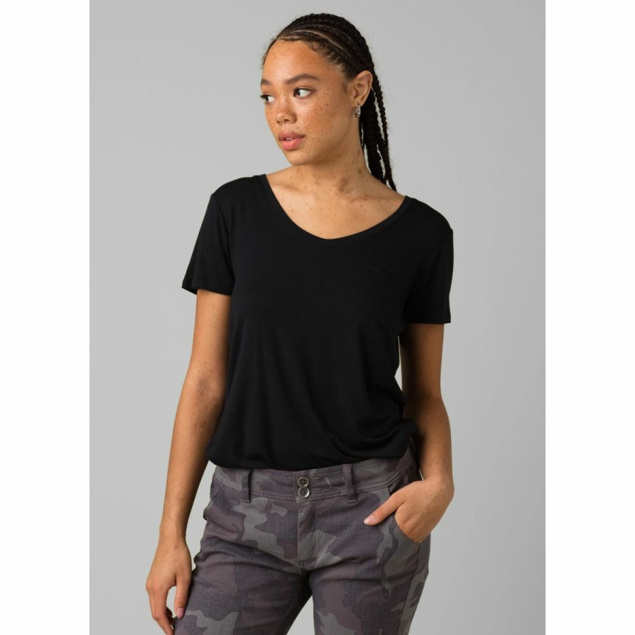 Women'S Shirts * | Prana Foundation Short Sleeve V Neck Women'S (Spring 2022)