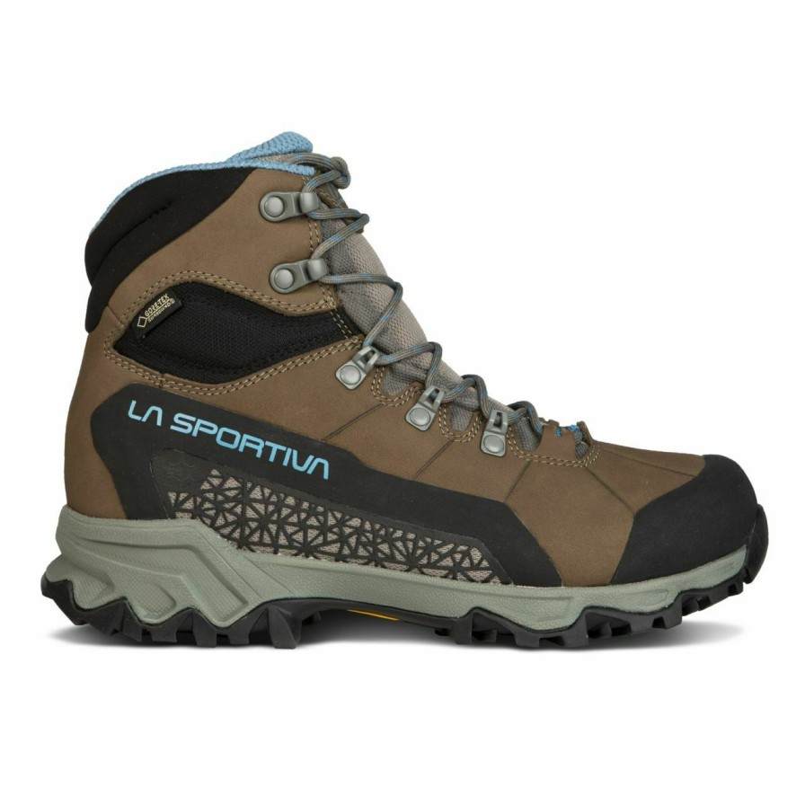 Footwear * | La Sportiva Nucleo High Ii Gtx Wide Women'S Oak / Topaz