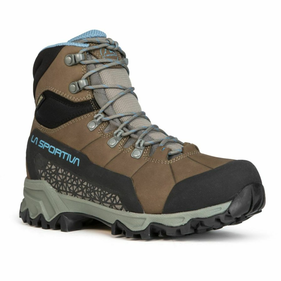 Footwear * | La Sportiva Nucleo High Ii Gtx Wide Women'S Oak / Topaz