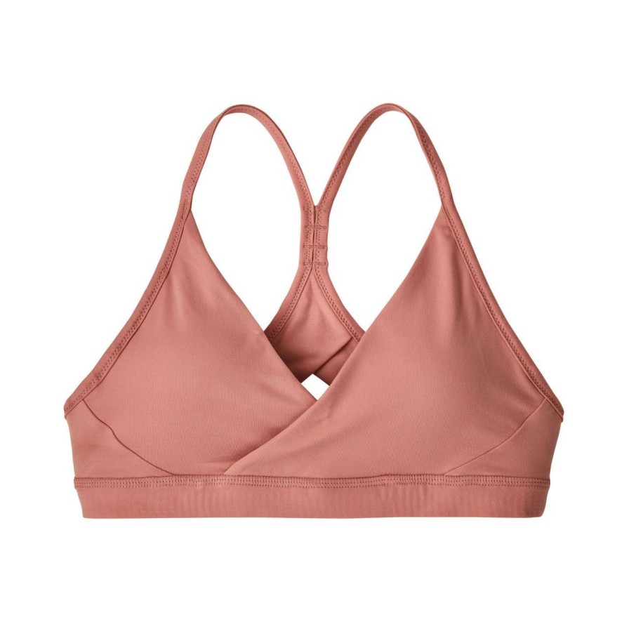 Baselayers & Underwear * | Patagonia Cross Beta Sports Bra Women'S (Fall 2022) Sunfade Pink