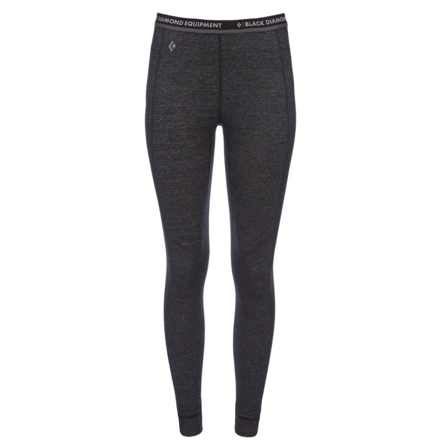 Women'S Bottoms * | Diamond Solution 150 Merino Baselayer Full-Length Bottom Women'S Black