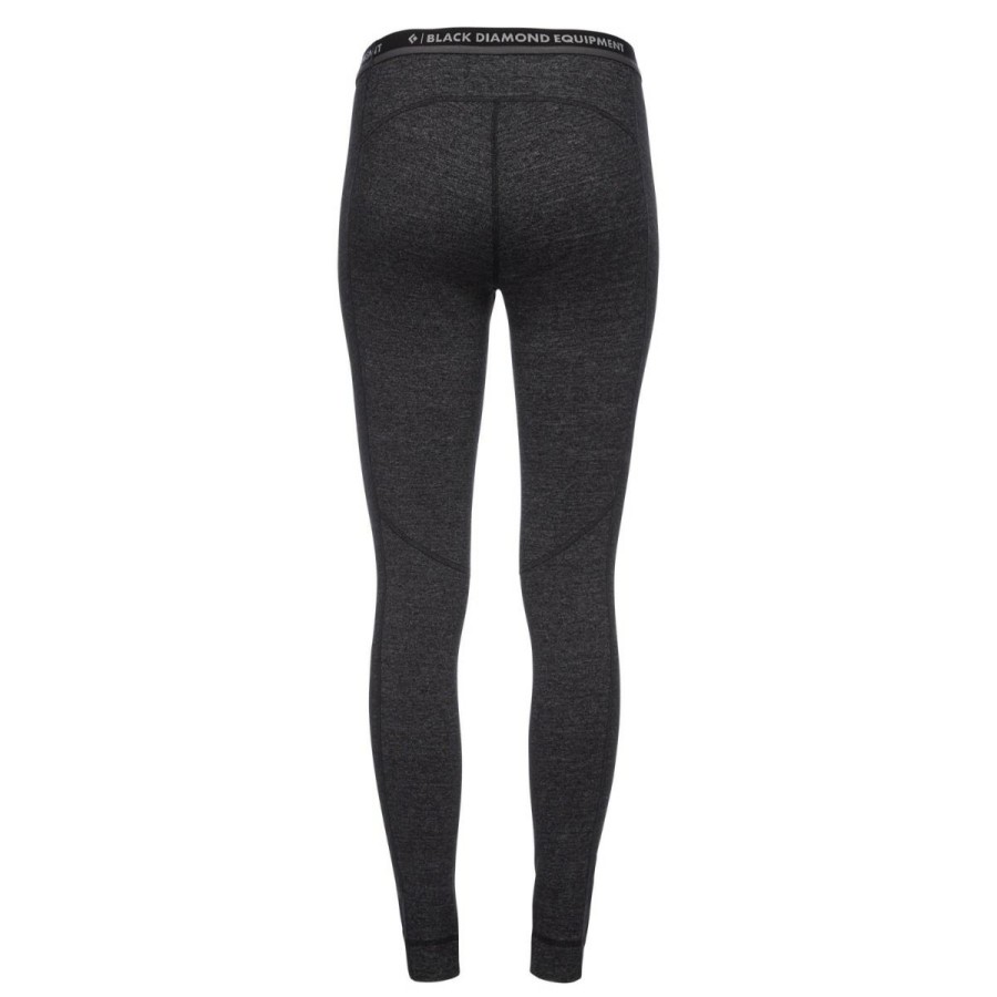 Women'S Bottoms * | Diamond Solution 150 Merino Baselayer Full-Length Bottom Women'S Black