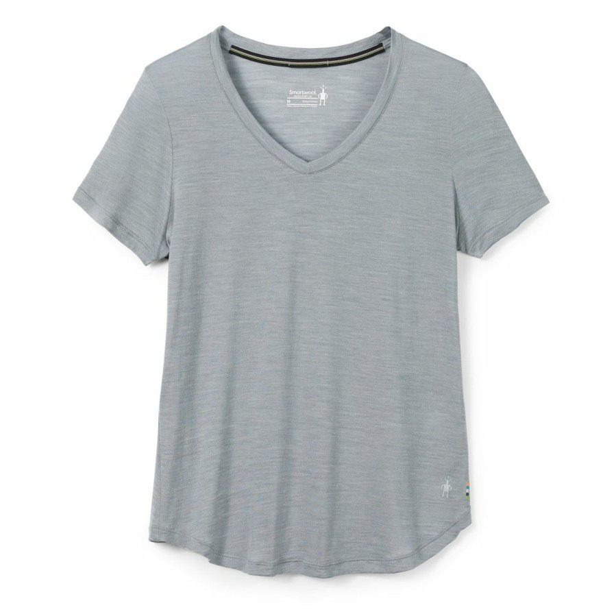 Women'S Shirts * | Smartwool Merino Sport 120 V-Neck Short Sleeve Women'S (Spring 2022)