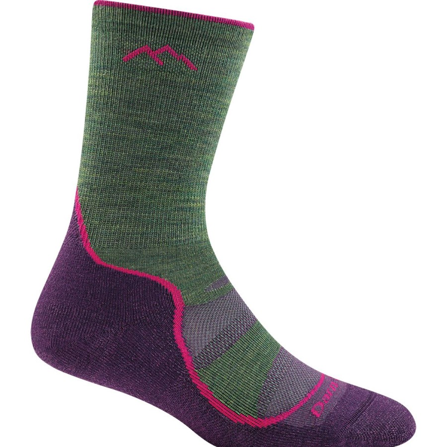 Socks * | Darn Tough Light Hiker Micro Crew Lightweight Cushion Women'S