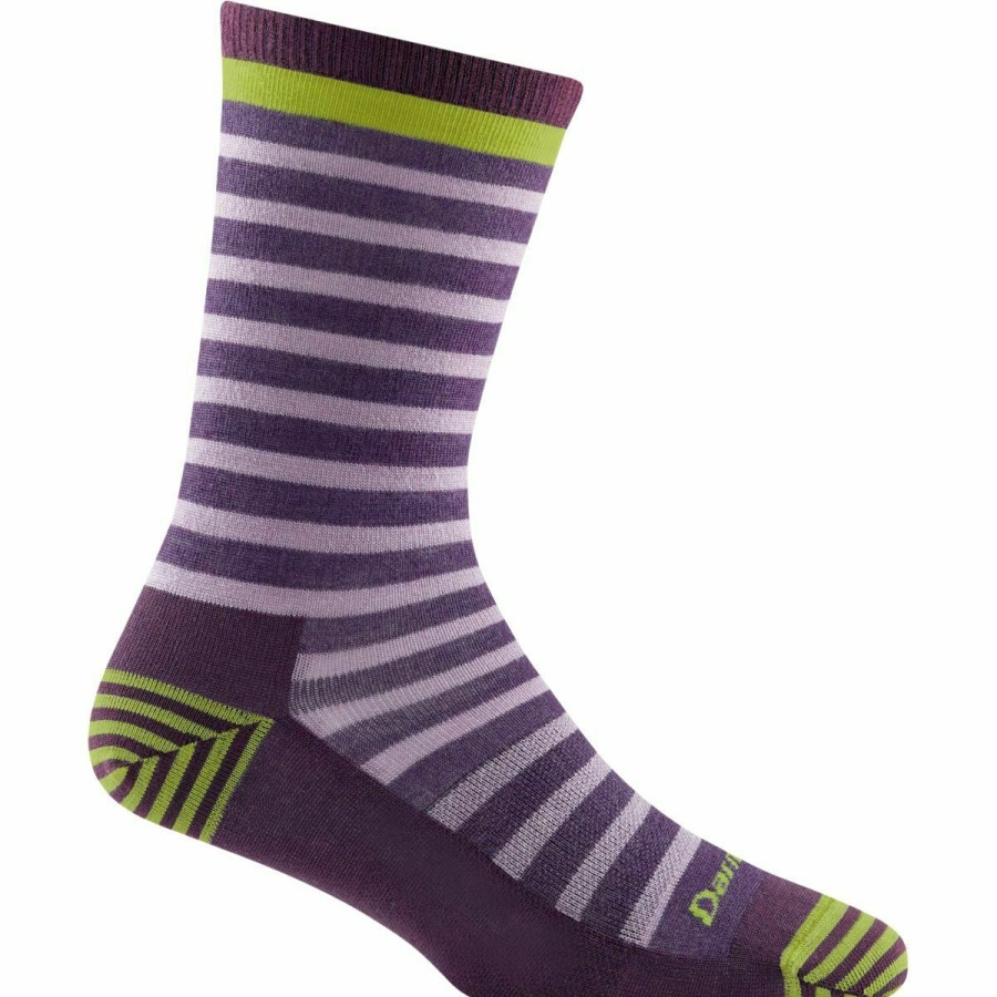 Socks * | Darn Tough Morgan Crew Lightweight Women'S (Spring 2022) Purple