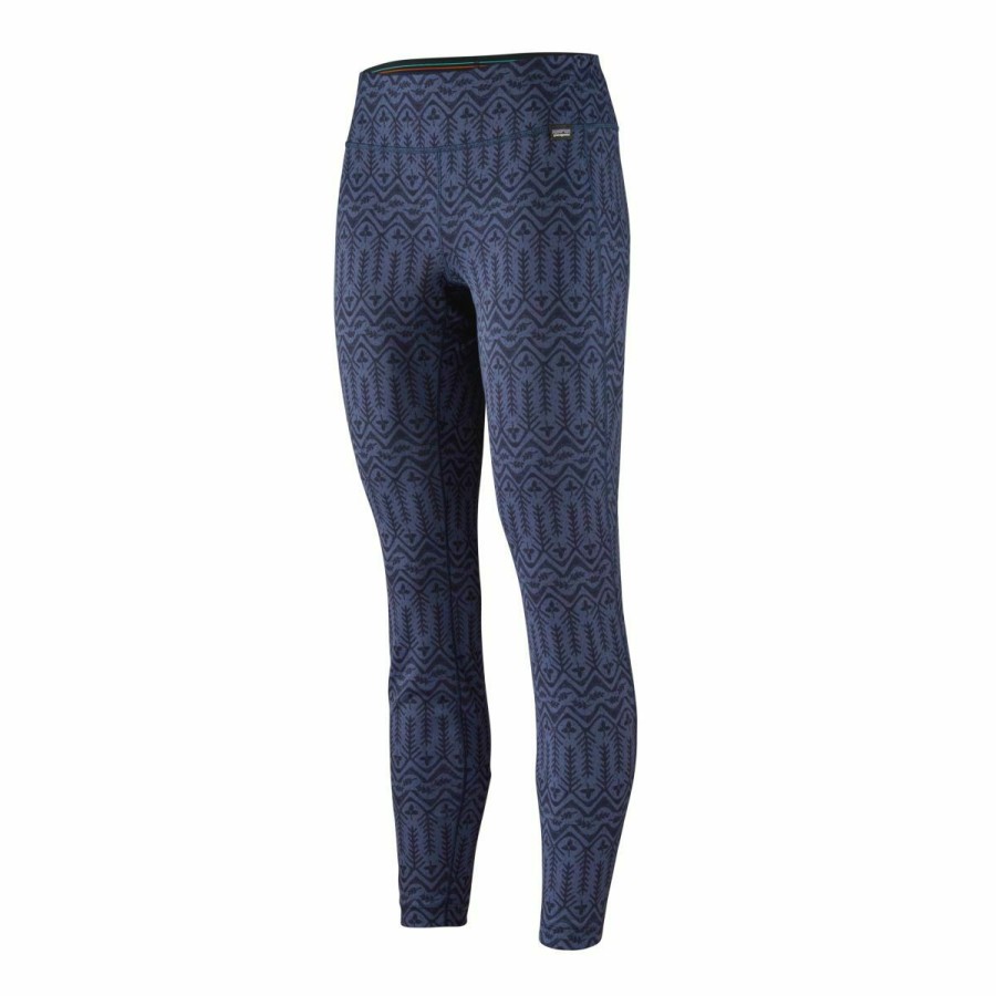 Baselayers & Underwear * | Patagonia Capilene Midweight Bottoms Women'S (Fall 2021) Sidekick / Classic Navy