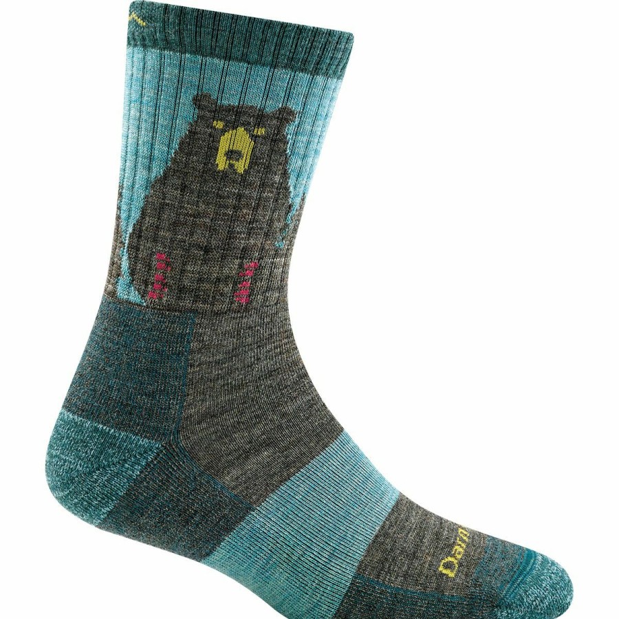 Socks * | Darn Tough Bear Town Micro Crew Lightweight Cushion Women'S