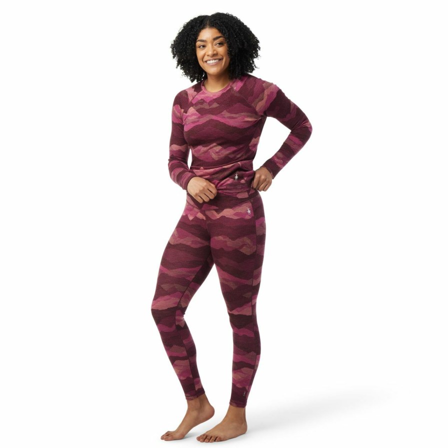 Women'S Bottoms * | Smartwool Classic Thermal Merino Base Layer Pattern Bottom Women'S