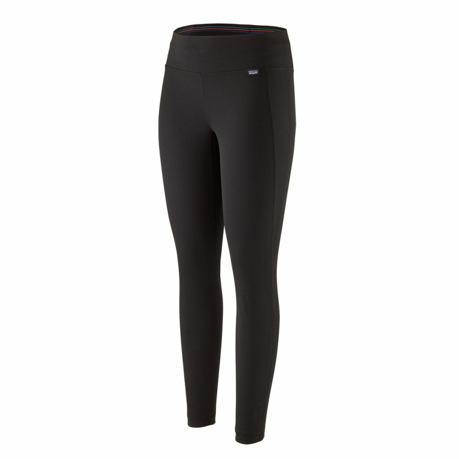 Baselayers & Underwear * | Patagonia Capilene Midweight Bottoms Women'S Black