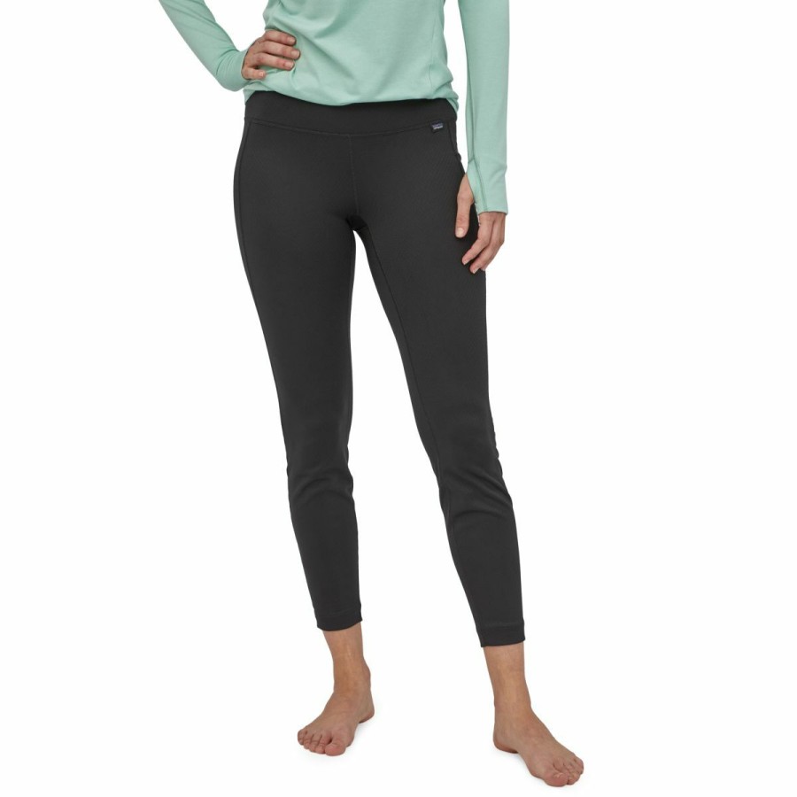 Baselayers & Underwear * | Patagonia Capilene Midweight Bottoms Women'S Black