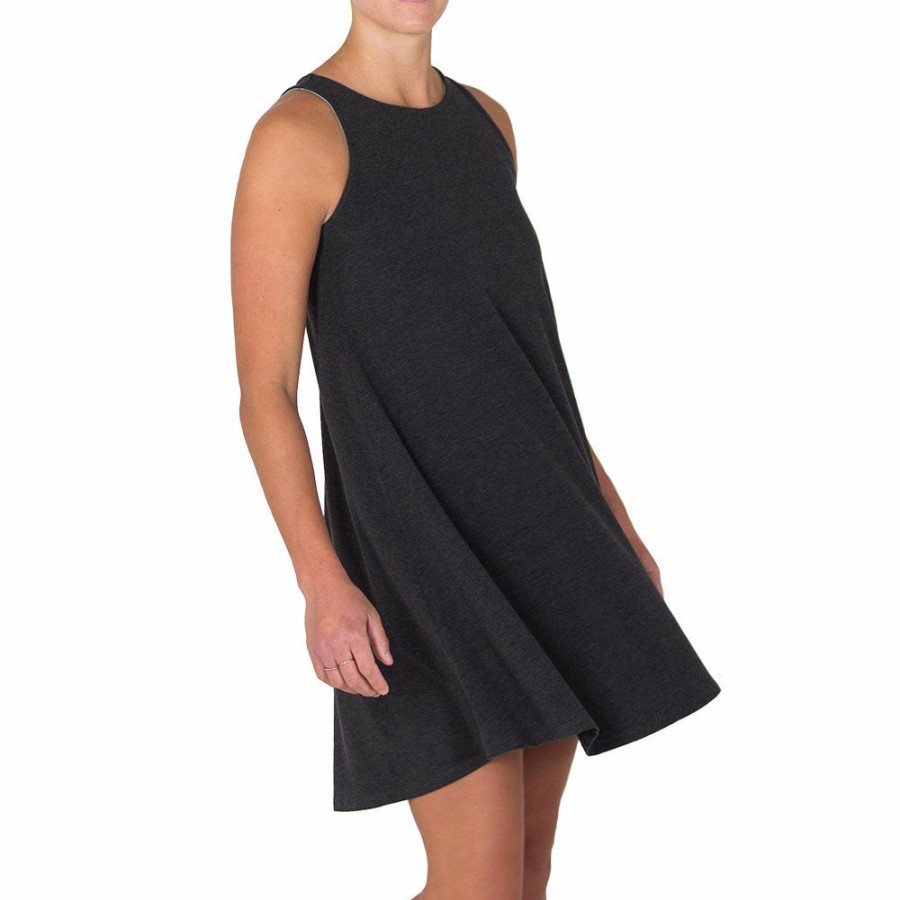 Women'S Bottoms * | Free Fly Bamboo Flex Dress Women'S (Spring 2022) Heather Black