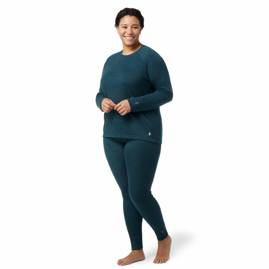 Baselayers & Underwear * | Smartwool Classic Thermal Merino Base Layer Crew Plus Women'S