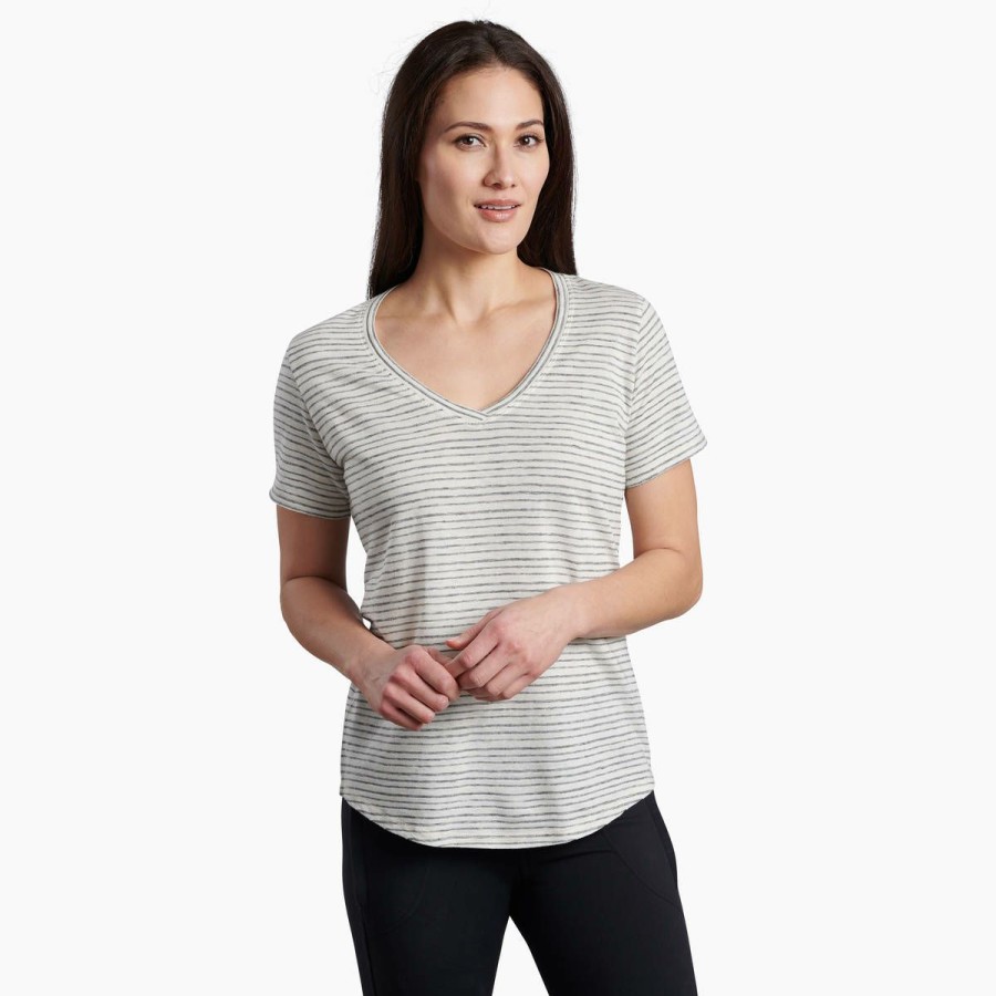 Women'S Shirts * | Kuhl Aria Short Sleeve Women'S (Spring 2022) Pavement