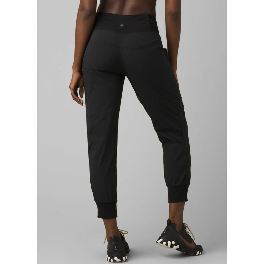 Women'S Bottoms * | Prana Summit Jogger Women'S Solid Black