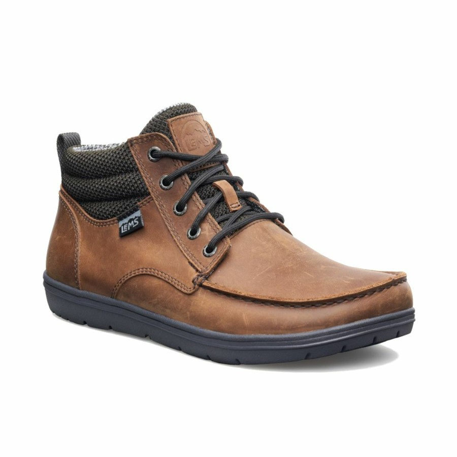 Footwear * | Lems Boulder Boot Mid Leather Umber