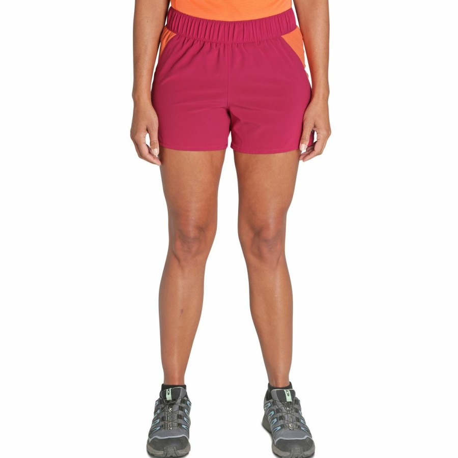 Women'S Bottoms * | Outdoor Research Windward Shorts Women'S (Spring 2019) Sangria / Bahama