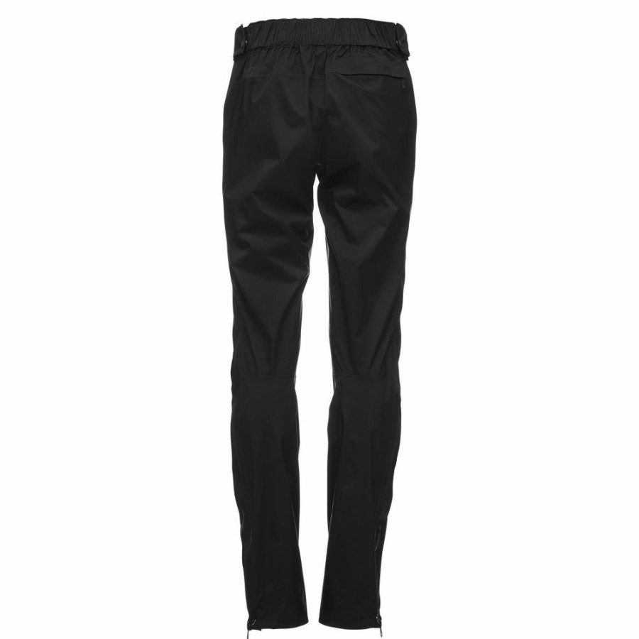 Women'S Bottoms * | Diamond Stormline Stretch Full Zip Rain Pants Women'S Black