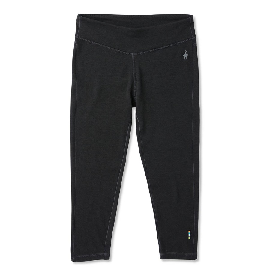 Baselayers & Underwear * | Smartwool Classic Thermal Merino Base Layer 3/4 Bottom Women'S Black