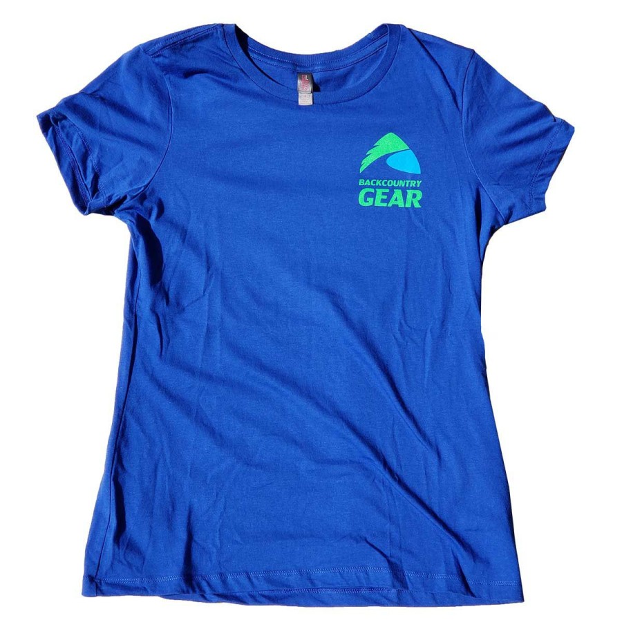 Women'S Shirts * | Backcountry Gear Bcg Left Chest Logo Tee 100 Cotton Women'S