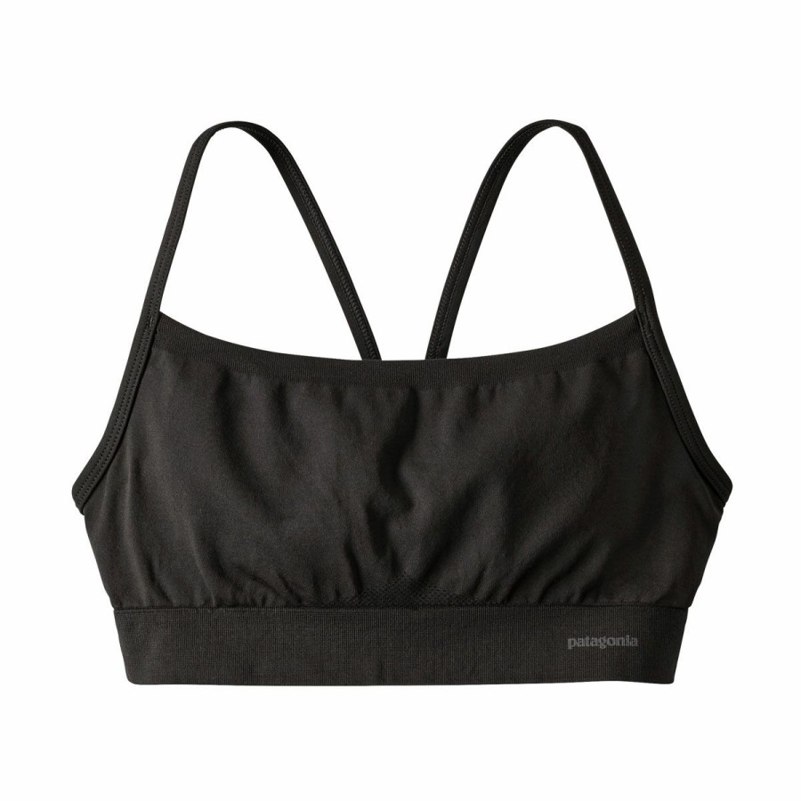 Baselayers & Underwear * | Patagonia Active Mesh Bra Women'S Black