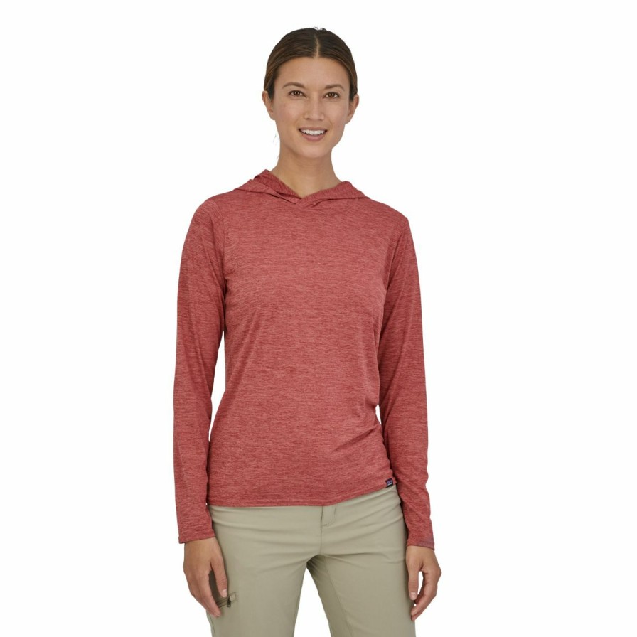 Women'S Shirts * | Patagonia Capilene Cool Daily Hoody Women'S Feather Grey