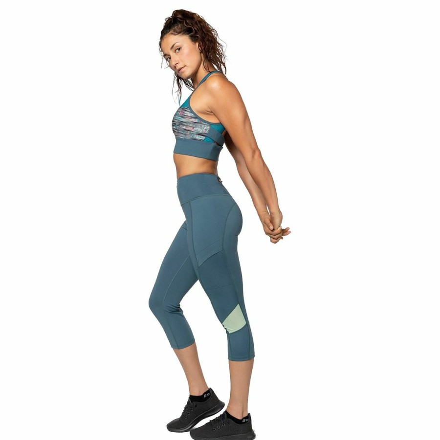 Women'S Bottoms * | Golite Rebound Crop Legging Women'S (Spring 2020) Ocean