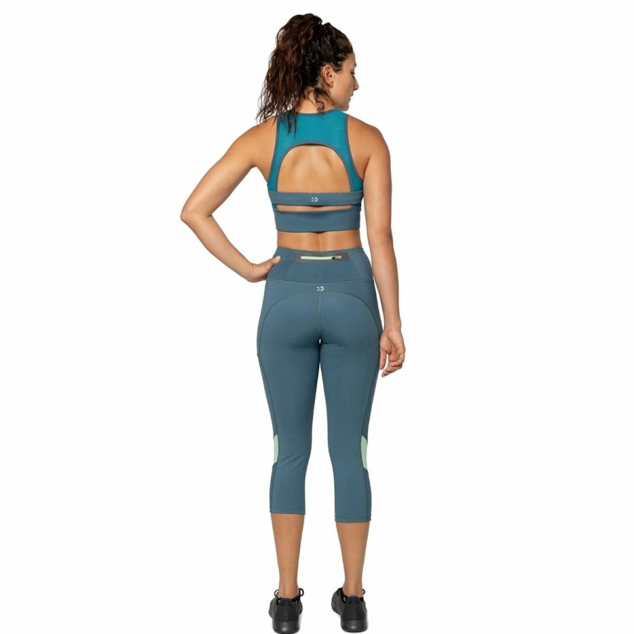 Women'S Bottoms * | Golite Rebound Crop Legging Women'S (Spring 2020) Ocean