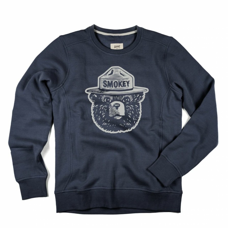 Women'S Shirts * | Landmark Project Smokey Logo Sweatshirt Navy