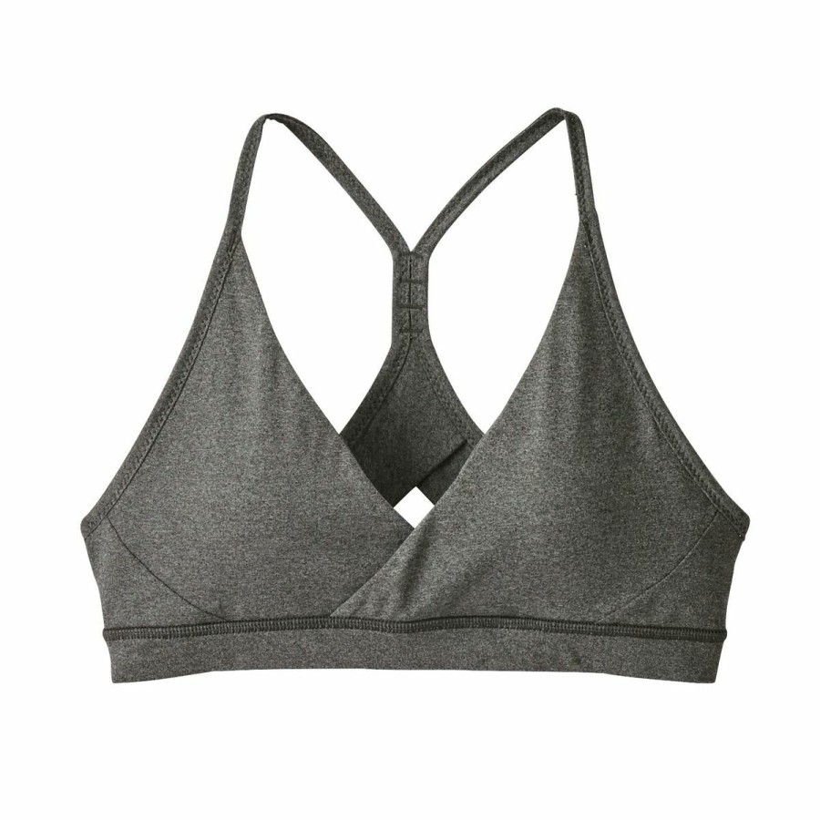 Baselayers & Underwear * | Patagonia Cross Beta Sports Bra Women'S Forge Grey