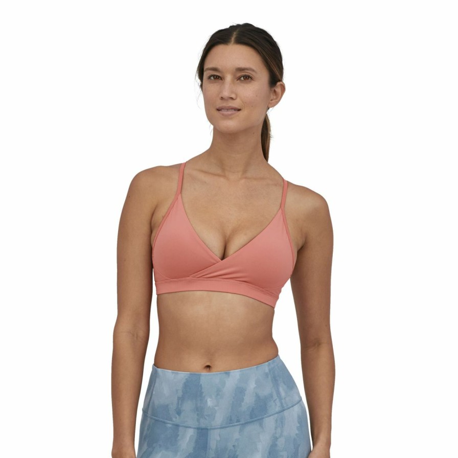 Baselayers & Underwear * | Patagonia Cross Beta Sports Bra Women'S Forge Grey